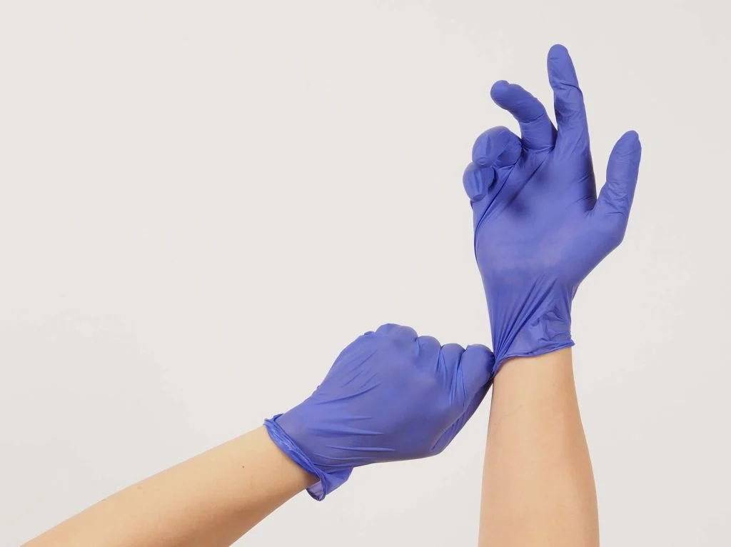 Guantes Nitrilo Violeta Sin Polvo