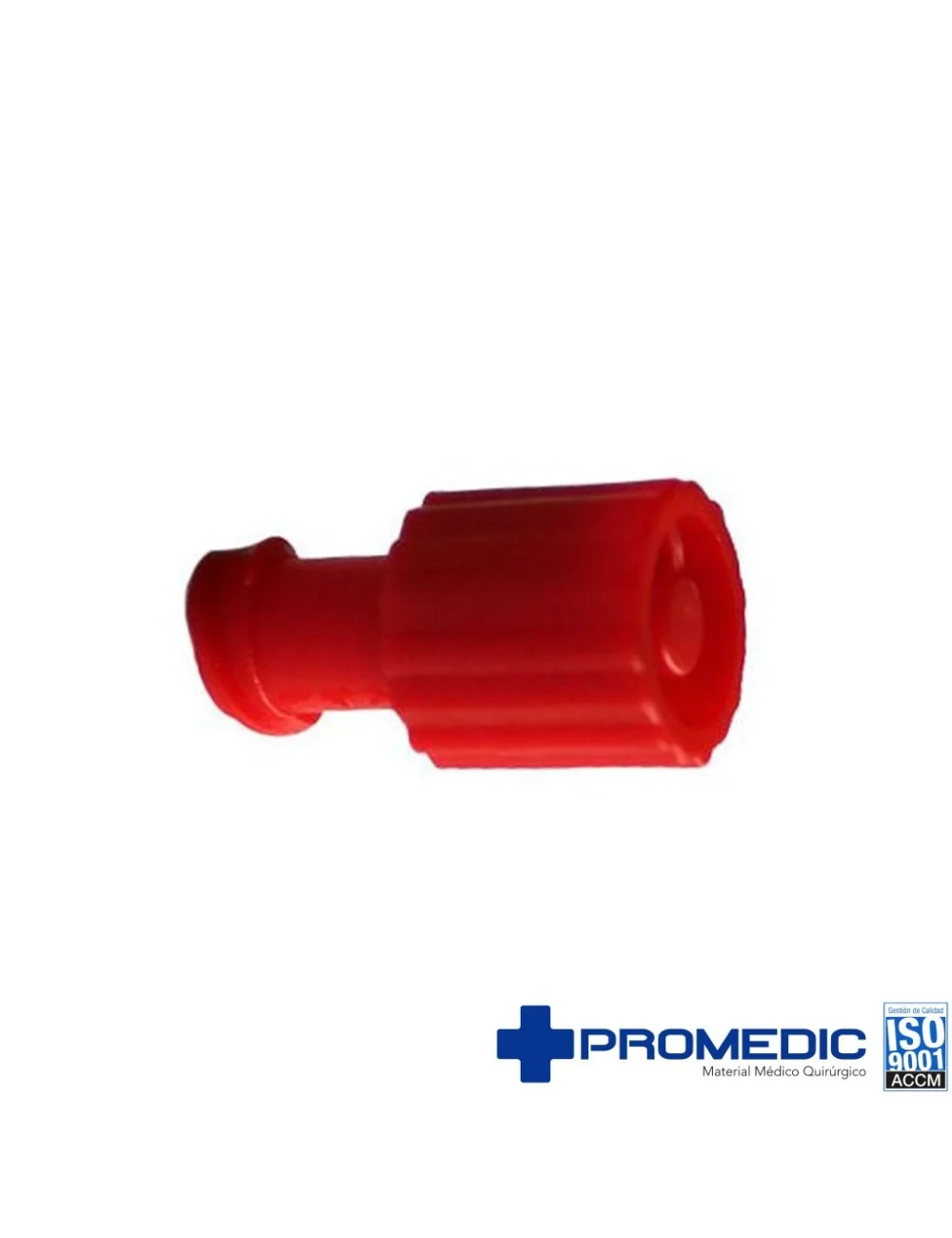 TAPON COMBI LUER LOCK ROJO C/100